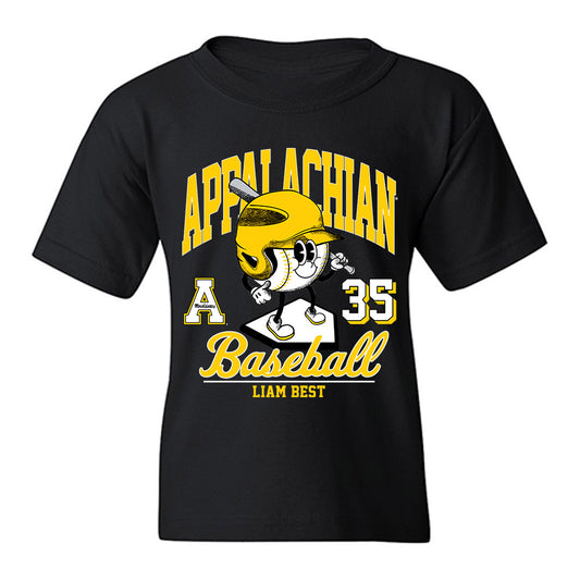 App State - NCAA Baseball : Liam Best - Fashion Shersey Youth T-Shirt-0