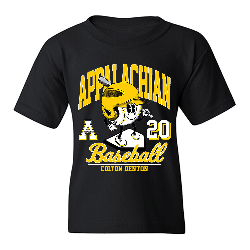 App State - NCAA Baseball : Colton Denton - Fashion Shersey Youth T-Shirt-0