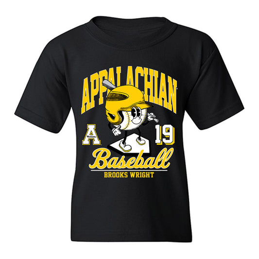 App State - NCAA Baseball : Brooks Wright - Fashion Shersey Youth T-Shirt-0