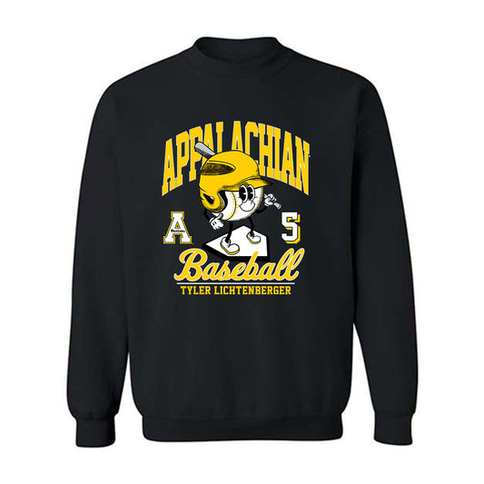 App State - NCAA Baseball : Tyler Lichtenberger - Fashion Shersey Crewneck Sweatshirt-0