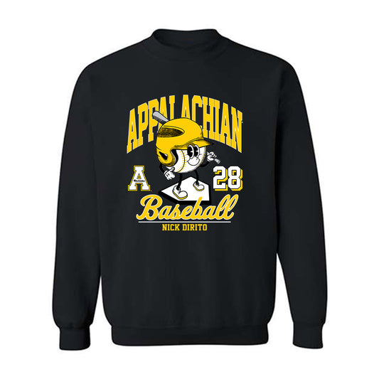 App State - NCAA Baseball : Nick DiRito - Fashion Shersey Crewneck Sweatshirt-0