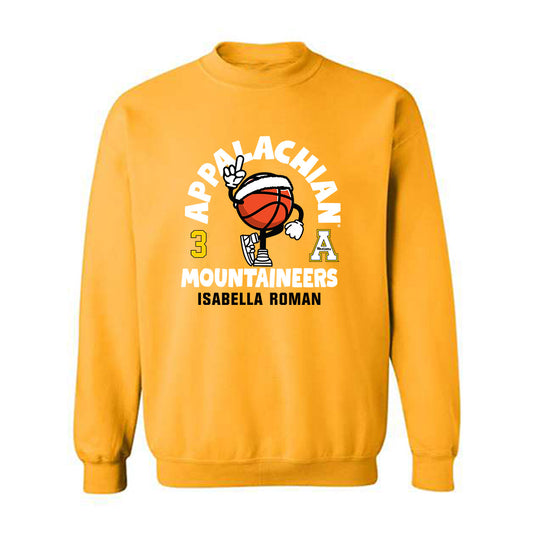 App State - NCAA Women's Basketball : Isabella Roman - Fashion Shersey Crewneck Sweatshirt-0