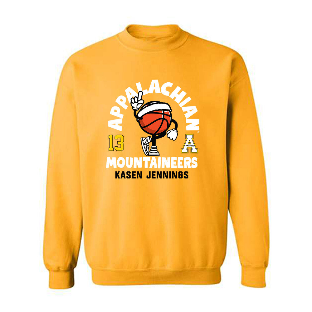 App State - NCAA Men's Basketball : Kasen Jennings - Fashion Shersey Crewneck Sweatshirt-0