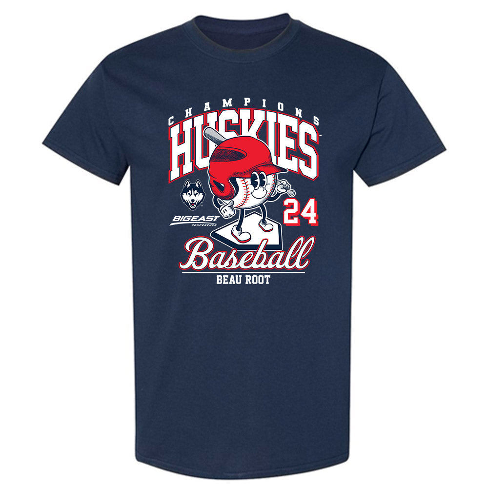 UConn - NCAA Baseball : Beau Root - Fashion Shersey T-Shirt