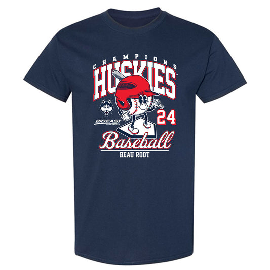 UConn - NCAA Baseball : Beau Root - Fashion Shersey T-Shirt