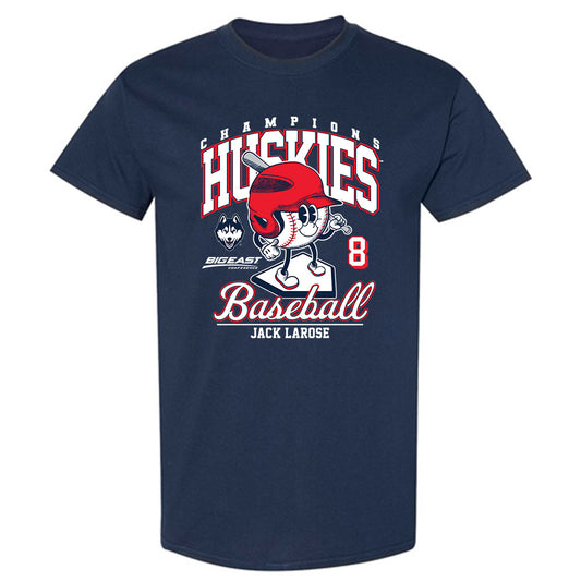 UConn - NCAA Baseball : Jack Larose - Fashion Shersey T-Shirt