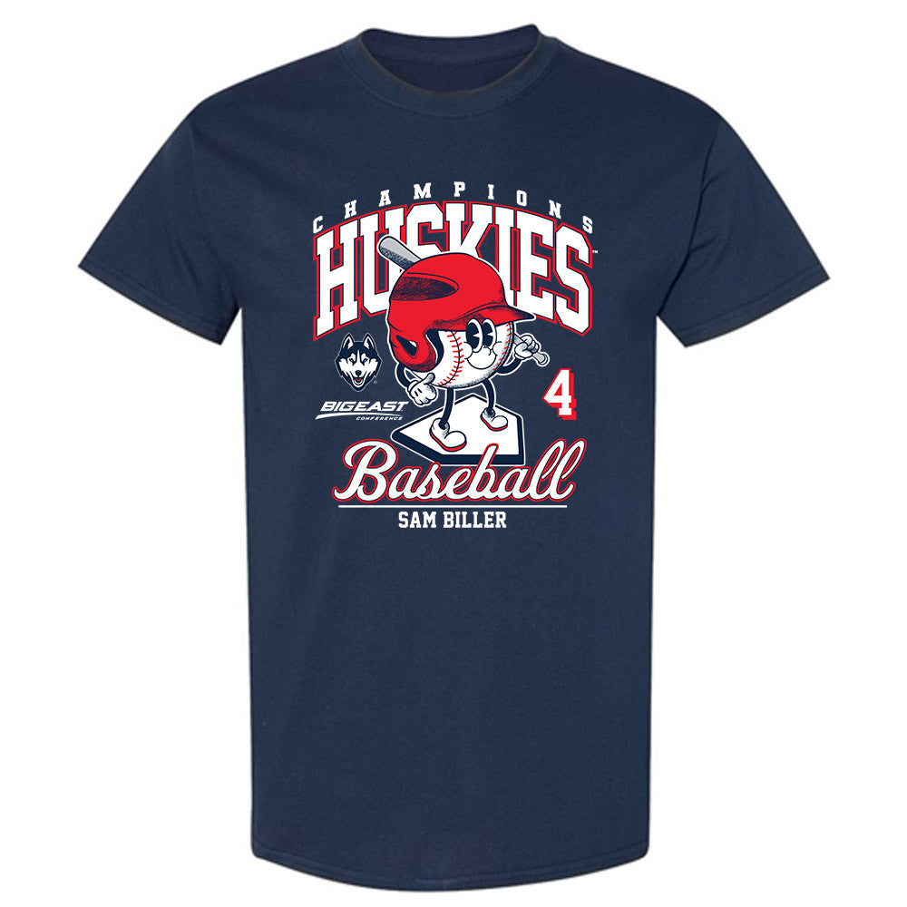 UConn - NCAA Baseball : Sam Biller - Fashion Shersey T-Shirt-0