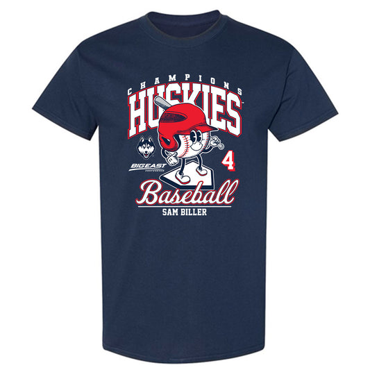 UConn - NCAA Baseball : Sam Biller - Fashion Shersey T-Shirt-0
