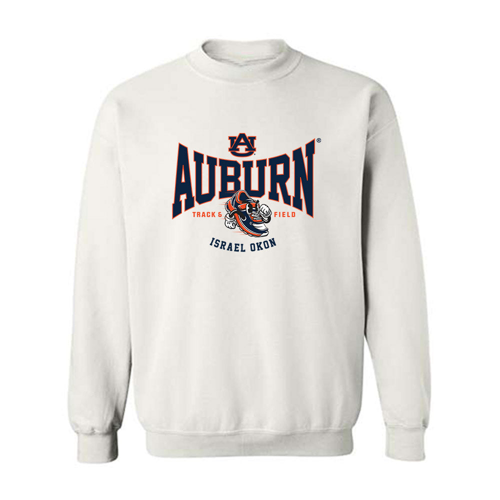 Auburn - NCAA Men's Track & Field : Israel Okon - Fashion Shersey Crewneck Sweatshirt-0