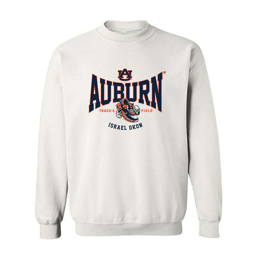 Auburn - NCAA Men's Track & Field : Israel Okon - Fashion Shersey Crewneck Sweatshirt-0