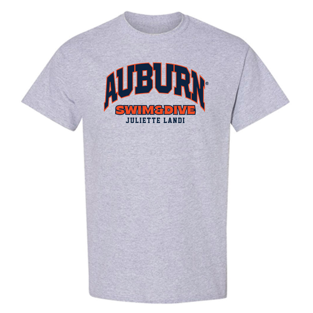 Auburn - NCAA Women's Swimming & Diving : Juliette Landi - Fashion Shersey T-Shirt-0