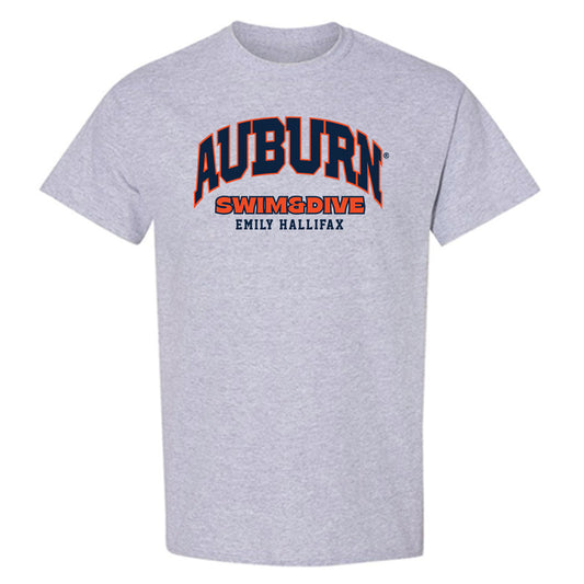 Auburn - NCAA Women's Swimming & Diving : Emily HALLIFAX - Fashion Shersey T-Shirt-0
