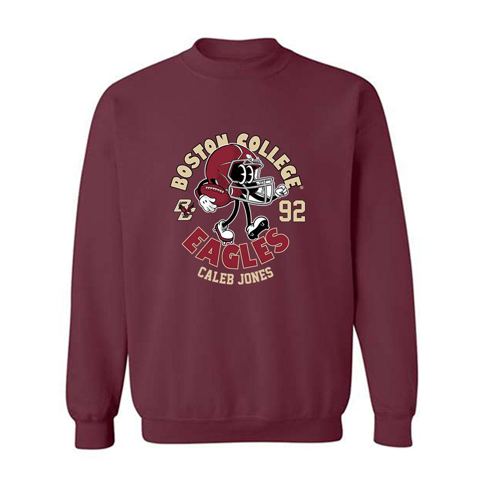 Boston College - NCAA Football : Caleb Jones - Crewneck Sweatshirt Fashion Shersey