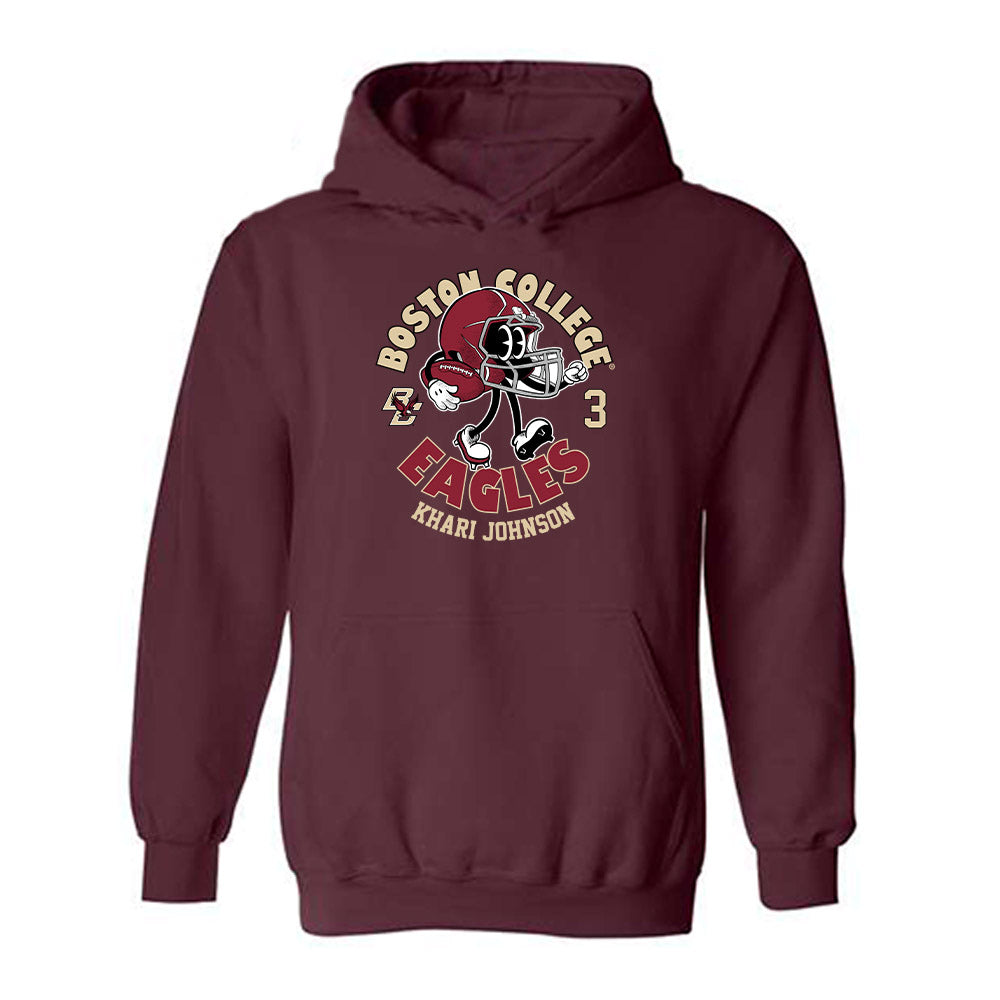 Boston College - NCAA Football : Khari Johnson - Hooded Sweatshirt