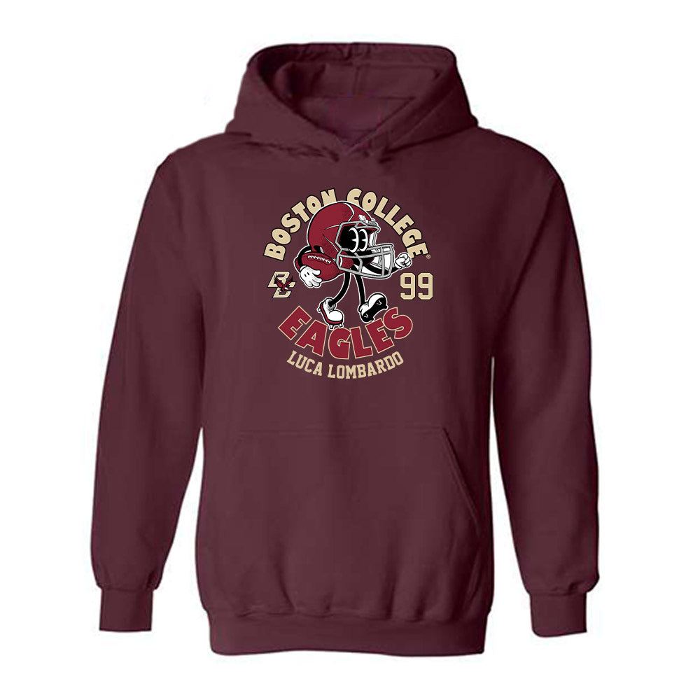 Boston College - NCAA Football : Luca Lombardo - Hooded Sweatshirt-0