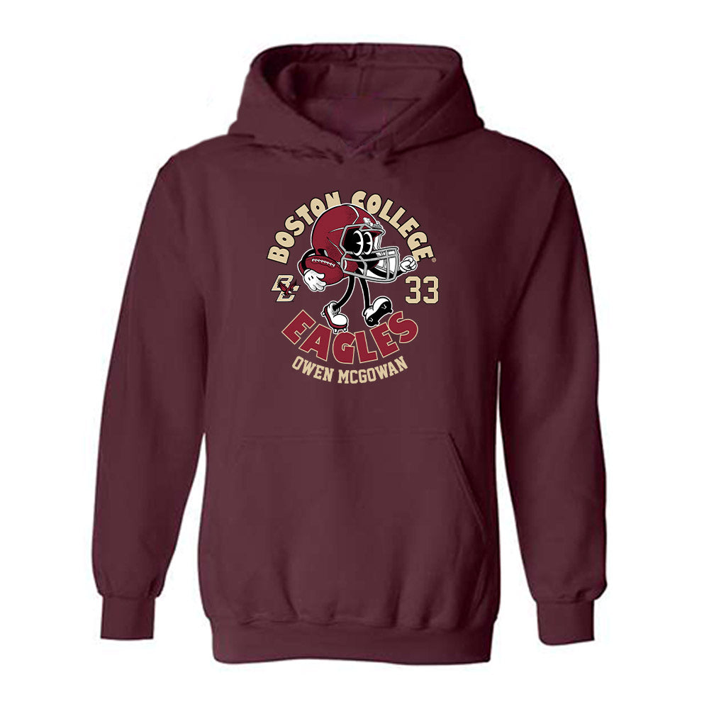 Boston College - NCAA Football : Owen McGowan - Hooded Sweatshirt