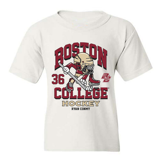 Boston College - NCAA Men's Ice Hockey : Ryan Conmy - Fashion Shersey Youth T-Shirt-0