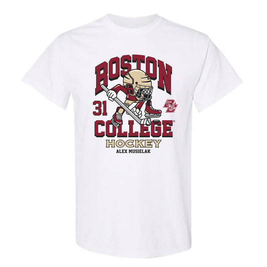 Boston College - NCAA Men's Ice Hockey : Alex Musielak - T-Shirt Fashion Shersey