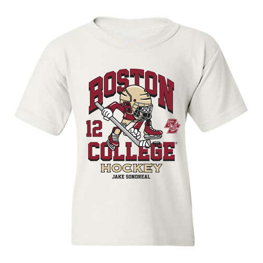 Boston College - NCAA Men's Ice Hockey : Jake Sondreal - Fashion Shersey Youth T-Shirt-0