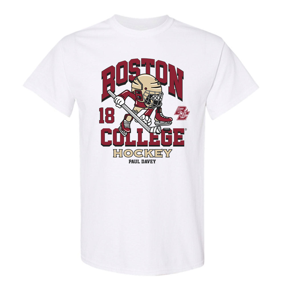 Boston College - NCAA Men's Ice Hockey : Paul Davey - T-Shirt Fashion Shersey