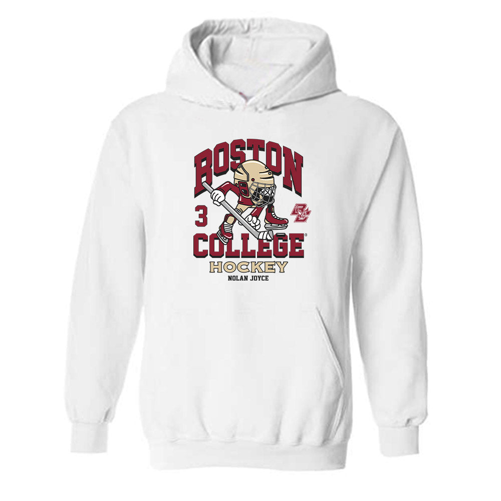 Boston College - NCAA Men's Ice Hockey : Nolan Joyce - Hooded Sweatshirt Fashion Shersey