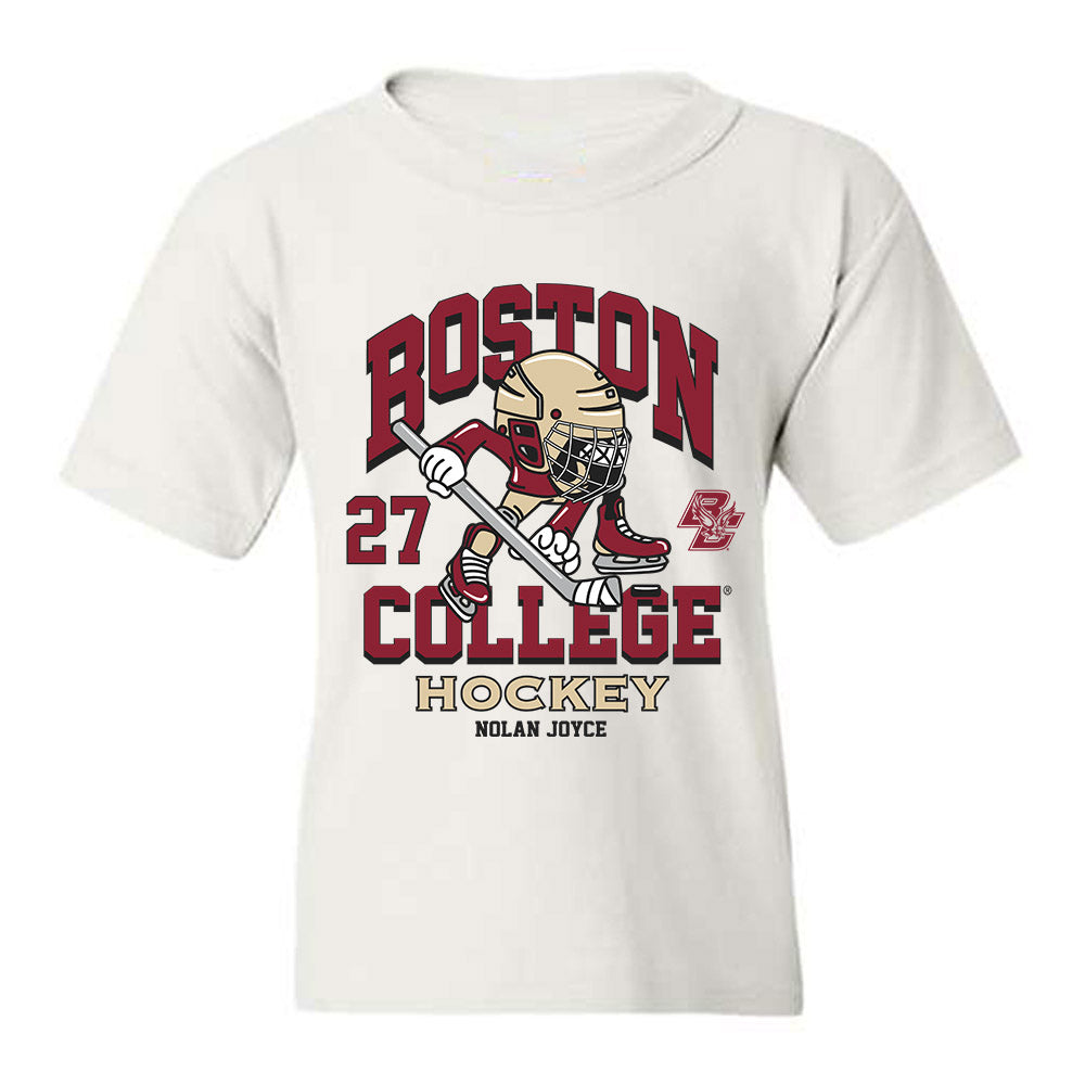 Boston College - NCAA Men's Ice Hockey : Nolan Joyce - Fashion Shersey Youth T-Shirt-0