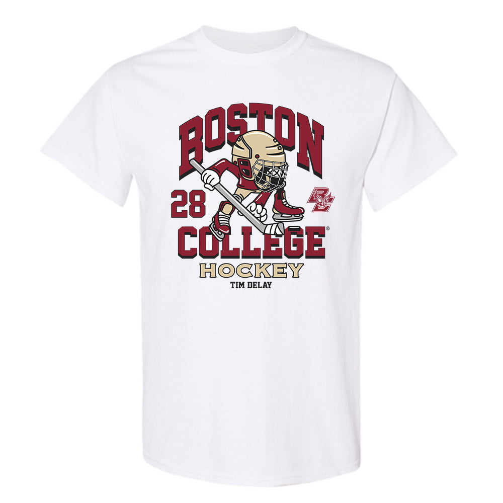 Boston College - NCAA Men's Ice Hockey : Tim Delay - T-Shirt Fashion Shersey