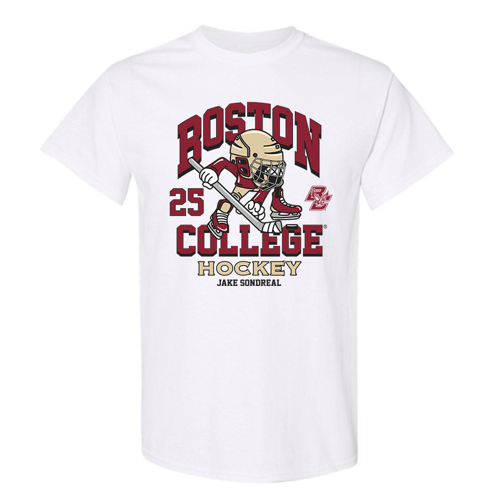 Boston College - NCAA Men's Ice Hockey : Jake Sondreal - Fashion Shersey T-Shirt-0