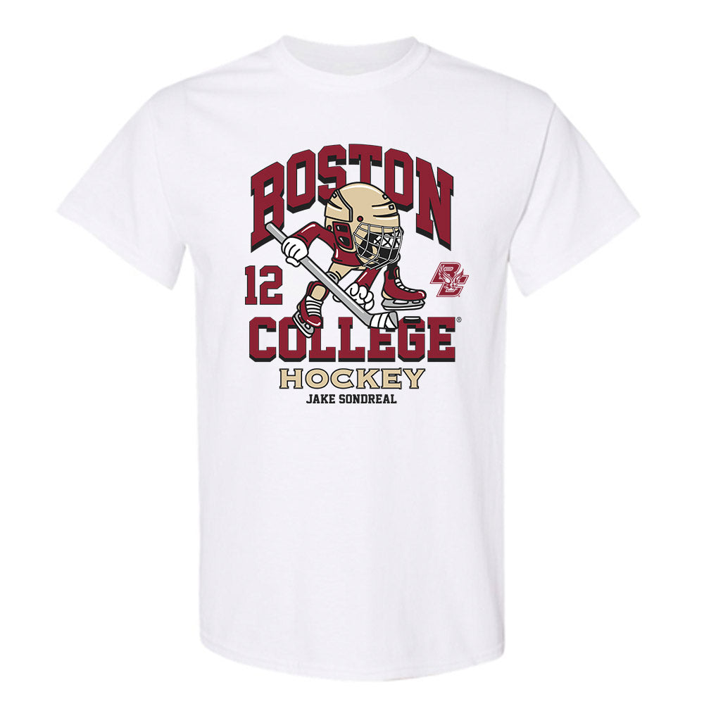 Boston College - NCAA Men's Ice Hockey : Jake Sondreal - Fashion Shersey T-Shirt-0