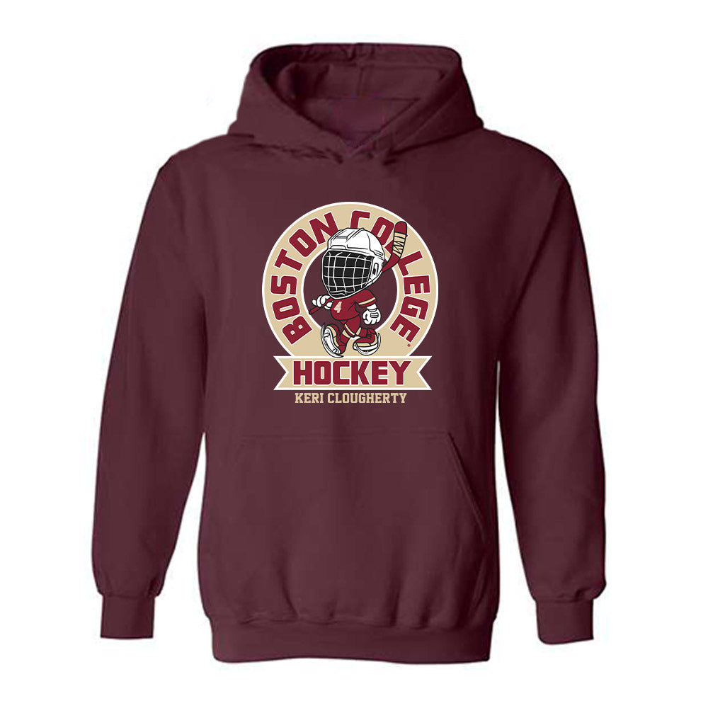 Boston College - NCAA Women's Ice Hockey : Keri Clougherty - Hooded Sweatshirt Fashion Shersey