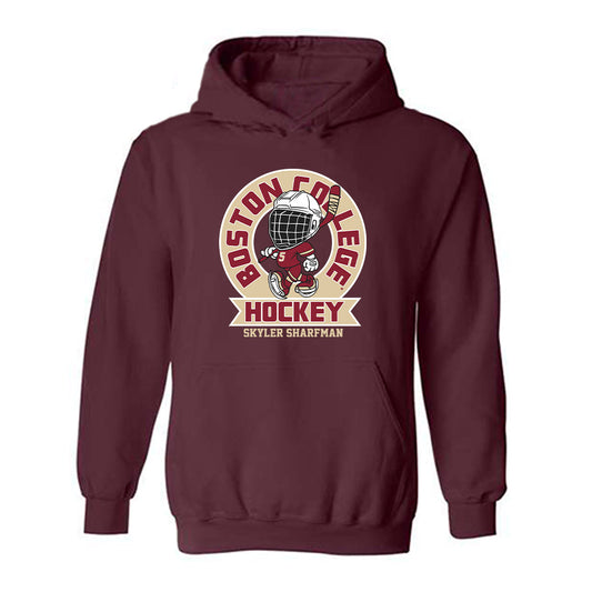 Boston College - NCAA Women's Ice Hockey : Skyler Sharfman - Fashion Shersey Hooded Sweatshirt