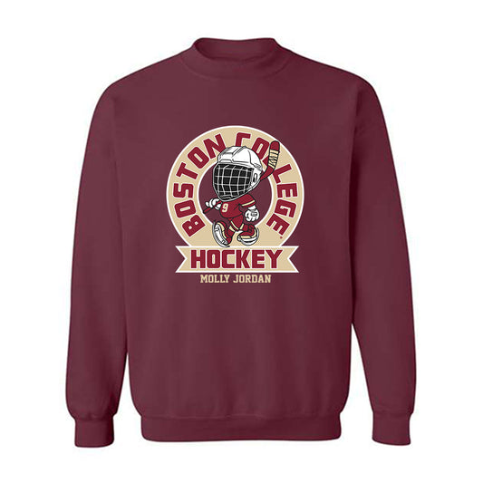 Boston College - NCAA Women's Ice Hockey : Molly Jordan - Crewneck Sweatshirt Fashion Shersey