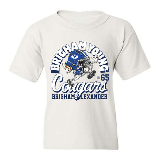 BYU - NCAA Football : Brigham Alexander - Youth T-Shirt-0