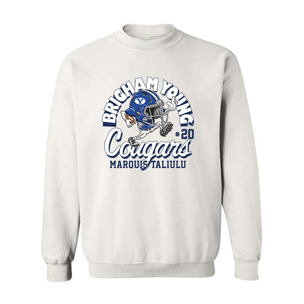 BYU - NCAA Football : Marquis Taliulu - Crewneck Sweatshirt