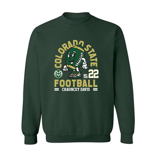 Colorado State - NCAA Football : Chauncey Davis - Crewneck Sweatshirt Fashion Shersey