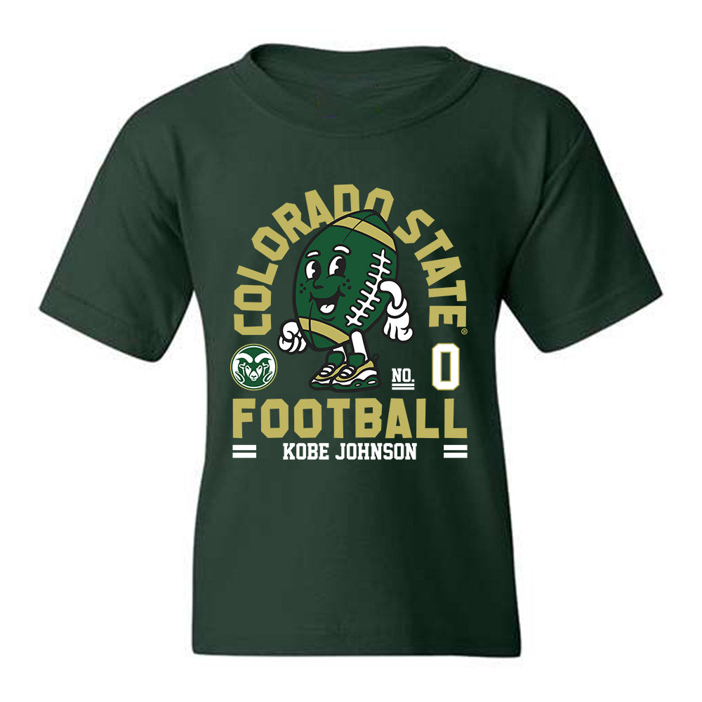 Colorado State - NCAA Football : Kobe Johnson - Youth T-Shirt Fashion Shersey