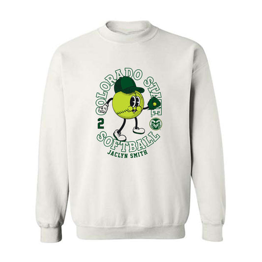 Colorado State - NCAA Softball : Jaclyn Smith - Fashion Shersey Crewneck Sweatshirt-0