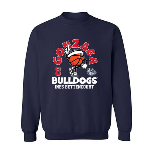 Gonzaga - NCAA Women's Basketball : Ines Bettencourt - Fashion Shersey Crewneck Sweatshirt