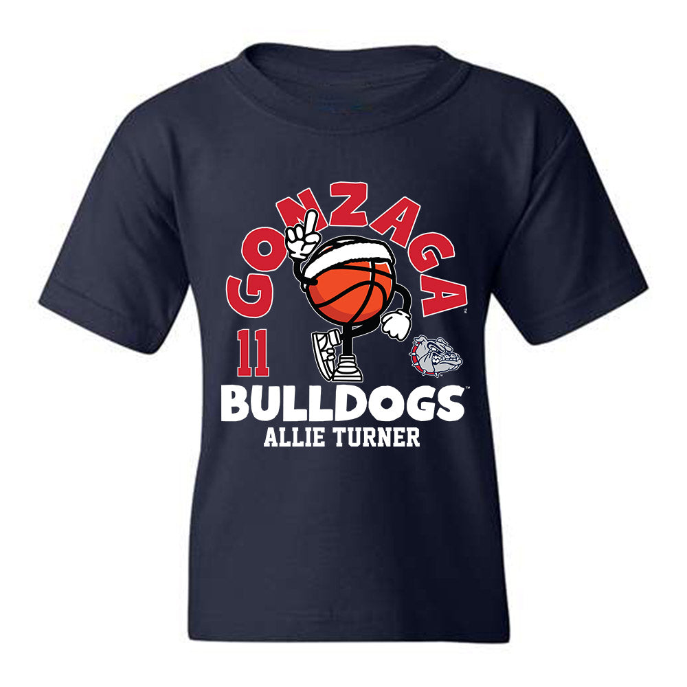 Gonzaga - NCAA Women's Basketball : Allie Turner - Fashion Shersey Youth T-Shirt