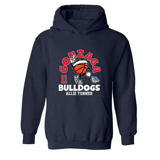 Gonzaga - NCAA Women's Basketball : Allie Turner - Fashion Shersey Hooded Sweatshirt