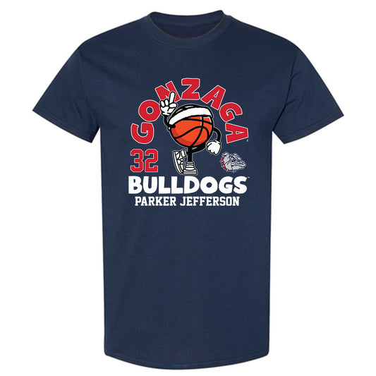 Gonzaga - NCAA Men's Basketball : Parker Jefferson - Fashion Shersey T-Shirt-0