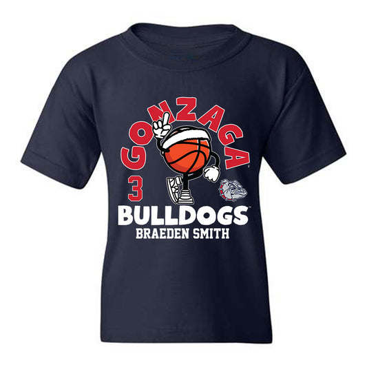 Gonzaga - NCAA Men's Basketball : Braeden Smith - Fashion Shersey Youth T-Shirt