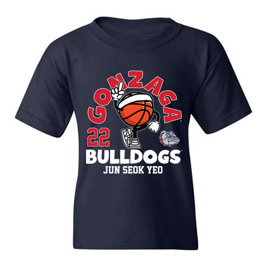 Gonzaga - NCAA Men's Basketball : Jun Seok Yeo - Fashion Shersey Youth T-Shirt