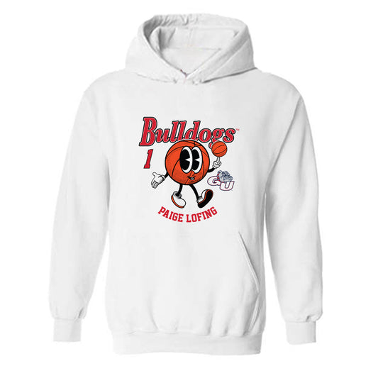 Gonzaga - NCAA Women's Basketball : Paige Lofing - Fashion Shersey Hooded Sweatshirt-0