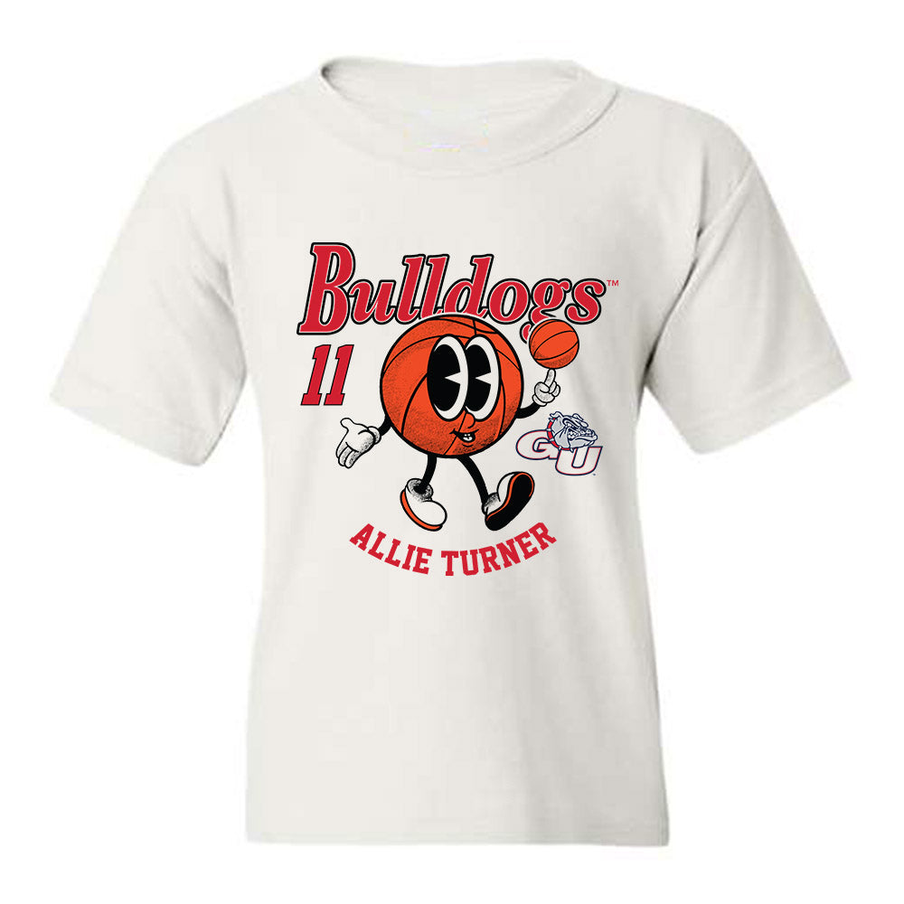 Gonzaga - NCAA Women's Basketball : Allie Turner - Fashion Shersey Youth T-Shirt