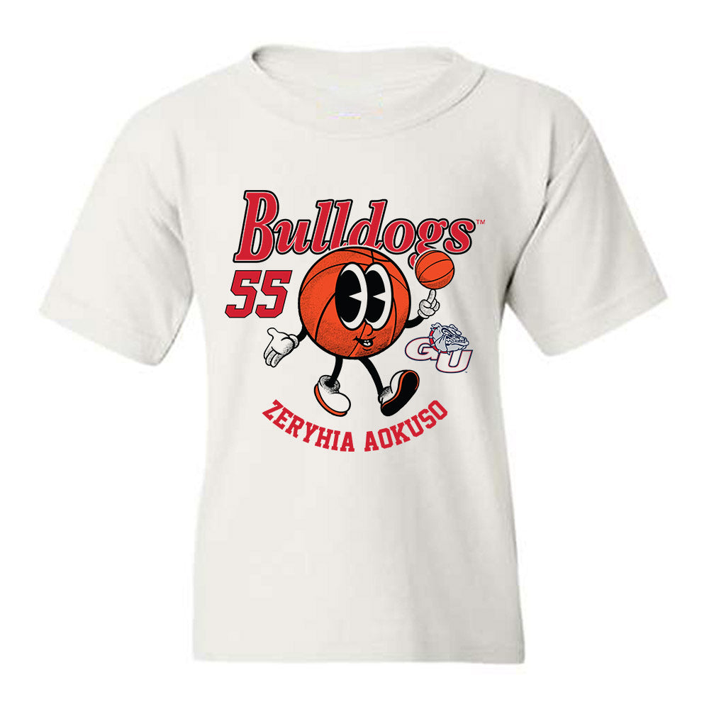 Gonzaga - NCAA Women's Basketball : Zeryhia Aokuso - Fashion Shersey Youth T-Shirt-0