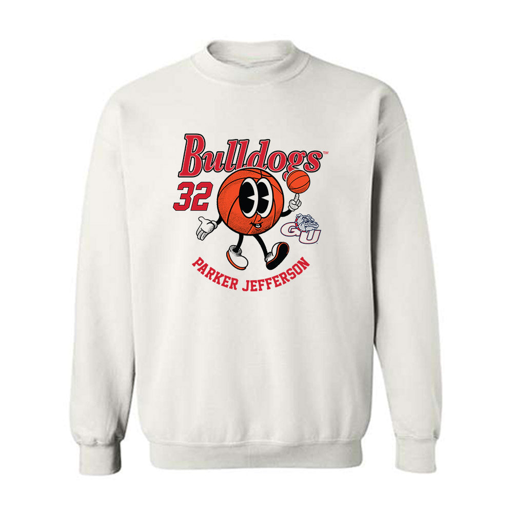 Gonzaga - NCAA Men's Basketball : Parker Jefferson - Fashion Shersey Crewneck Sweatshirt-0