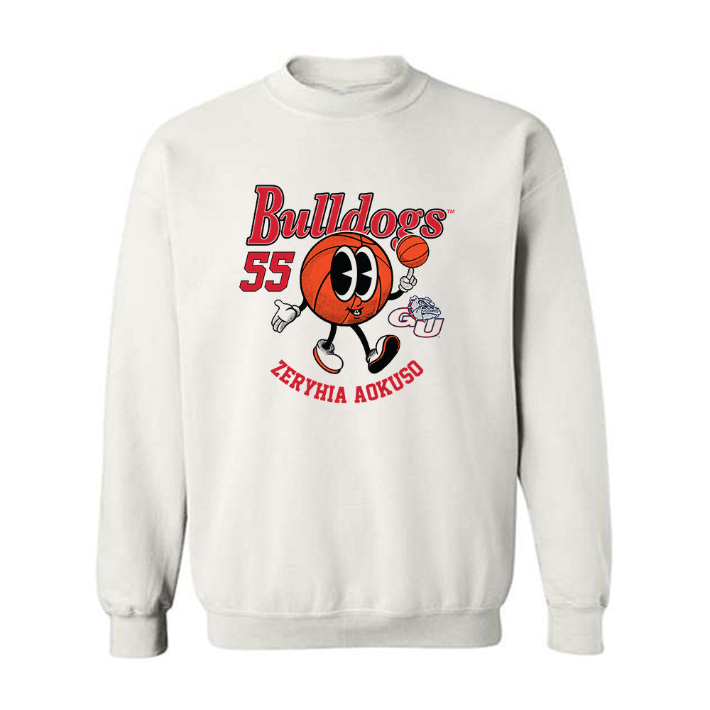 Gonzaga - NCAA Women's Basketball : Zeryhia Aokuso - Fashion Shersey Crewneck Sweatshirt-0