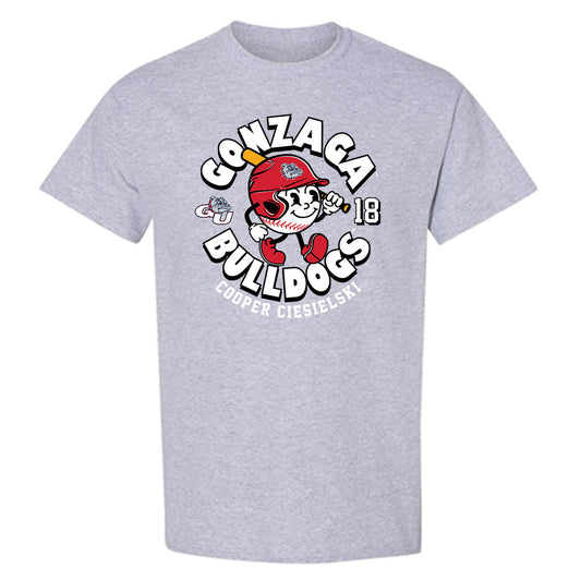 Gonzaga - NCAA Baseball : Cooper Ciesielski - Classic Fashion Shersey T-Shirt-0