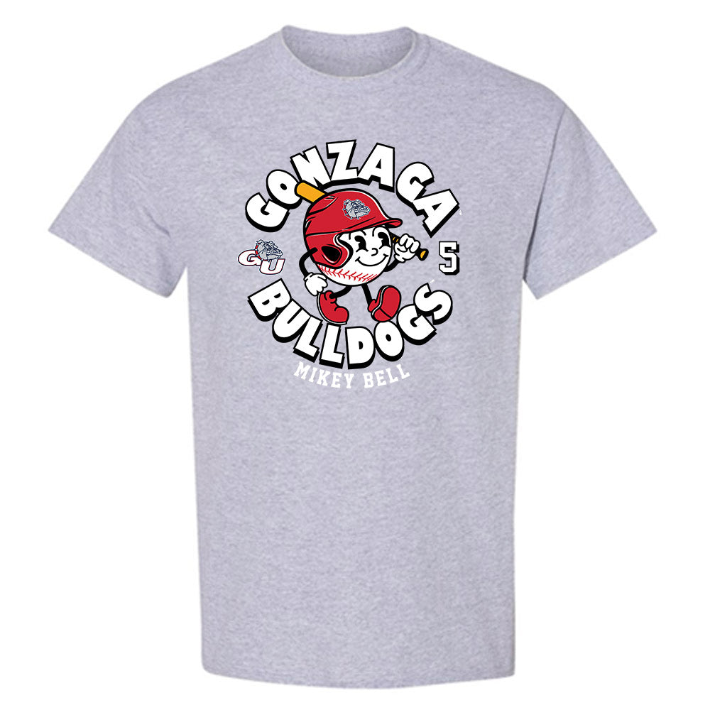 Gonzaga - NCAA Baseball : Mikey Bell - Classic Fashion Shersey T-Shirt-0